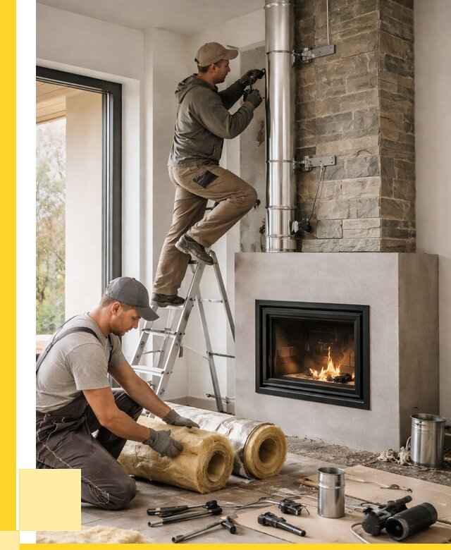 Монтаж дымоходов для каминов в Арзамасе от 16292 р. ЭриданРзм