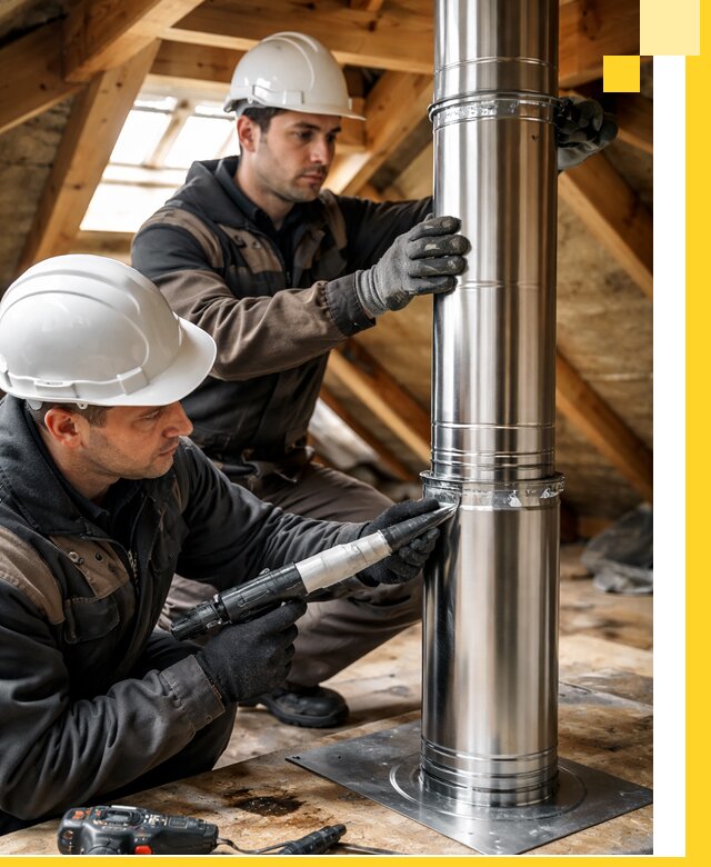 Монтаж дымоходов для каминов в Арзамасе с гарантией качества