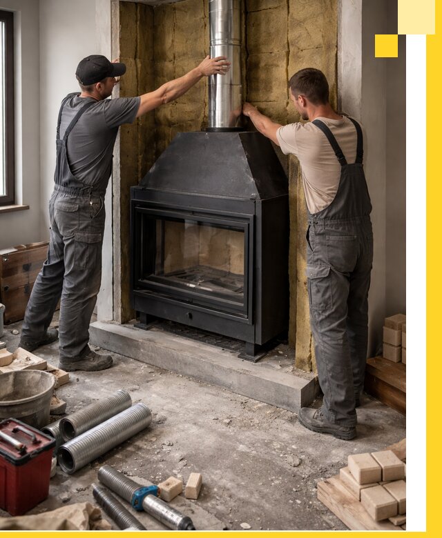 Изготовление и монтаж закрытых каминов в Арзамасе под ключ