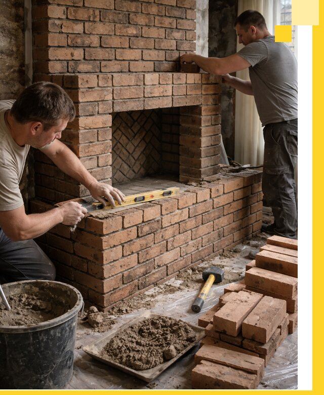 Изготовление и установка кирпичных каминов в Арзамасе