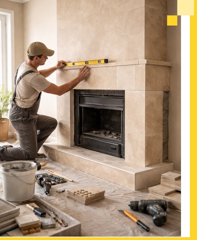 Установка и монтаж каминов в частном доме под ключ в Арзамасе