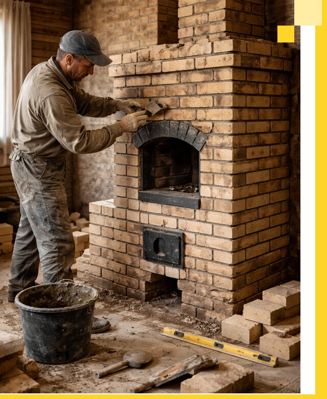 Кирпичные печи под ключ в Арзамасе: проектирование и кладка