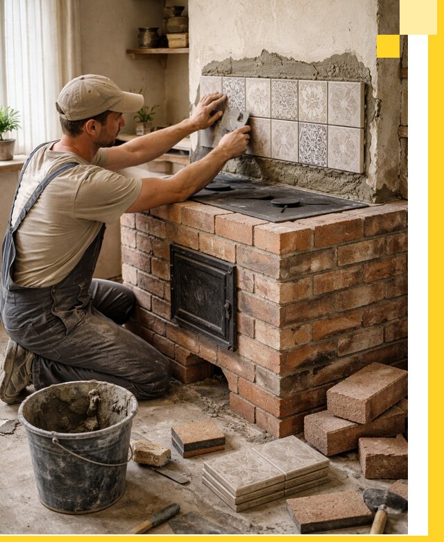 Печи с плитой на заказ монтаж гарантия и сервис в Арзамасе