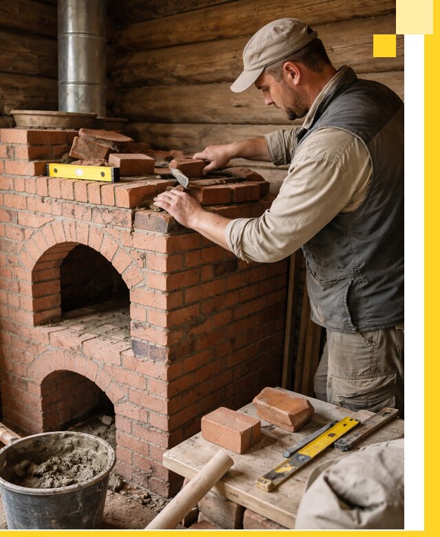 Изготовление и установка русских печей в Арзамасе под ключ