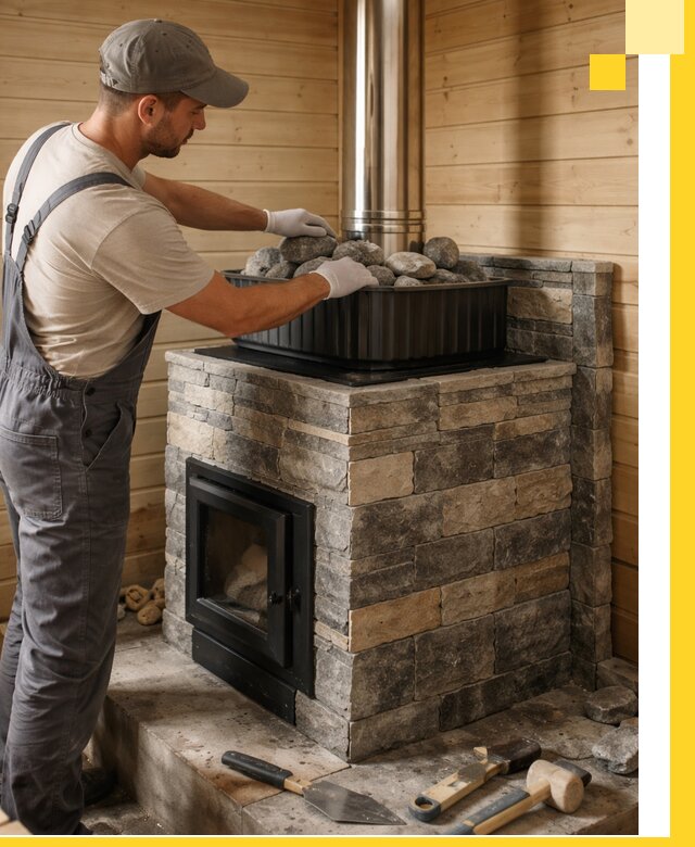 Печи для парной в Арзамасе, производство, монтаж и обслуживание