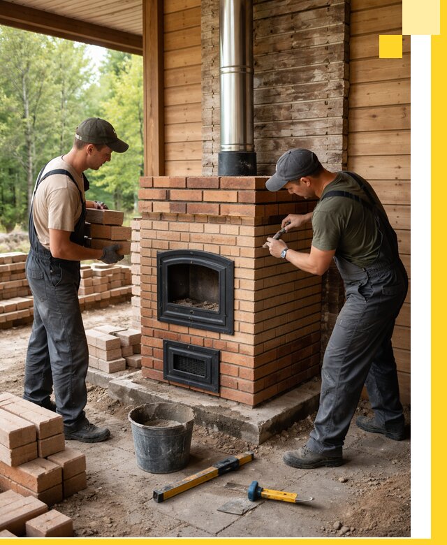 Производство и установка дачных печей под ключ в Арзамасе