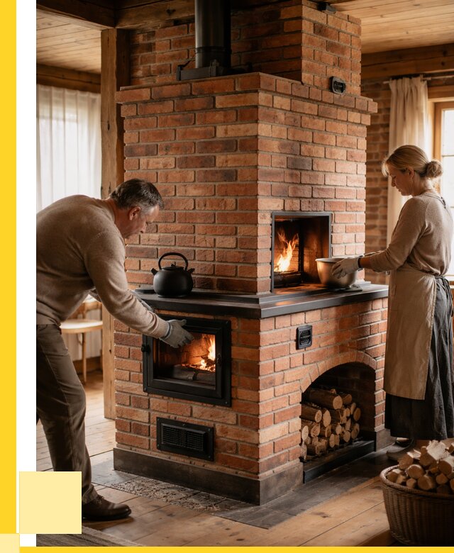 Печи для загородного дома под ключ в Арзамасе от 86888 р. | ЭриданРзм