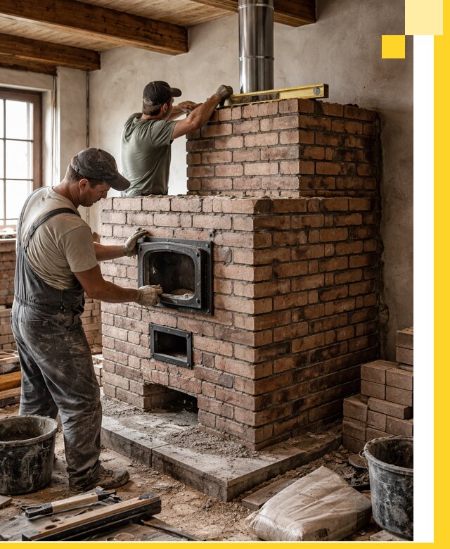 Печи для загородного дома под ключ в Арзамасе — монтаж и сервис