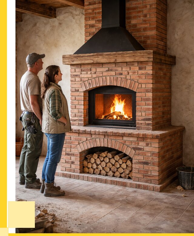 Печи камины из кирпича в Арзамасе от 130332 р. | ЭриданРзм