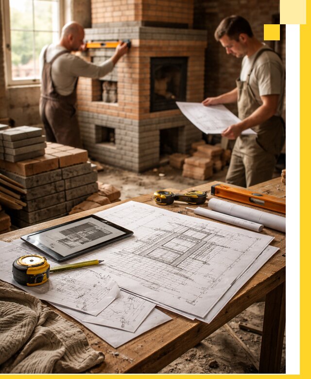 Проекты печей и каминов с индивидуальным дизайном в Арзамасе