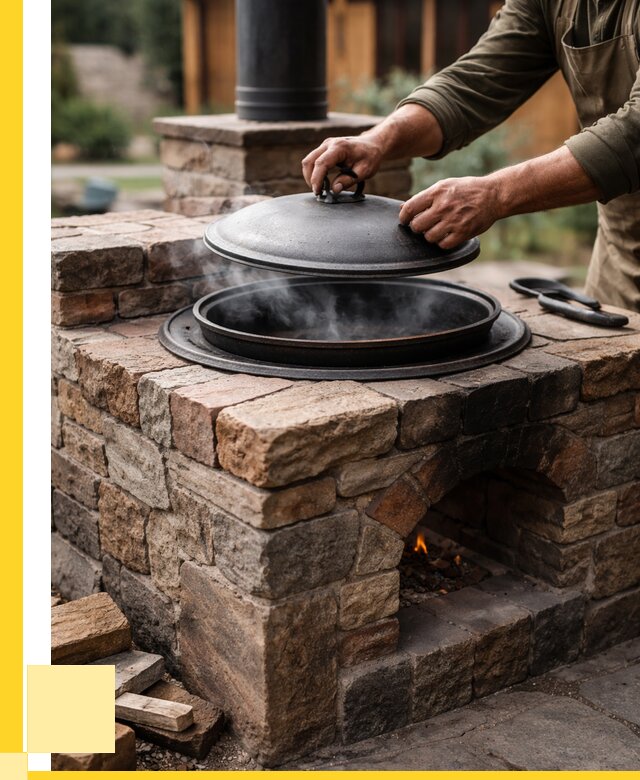 Печи для казана в Арзамасе по цене от 19550 р. | ЭриданРзм