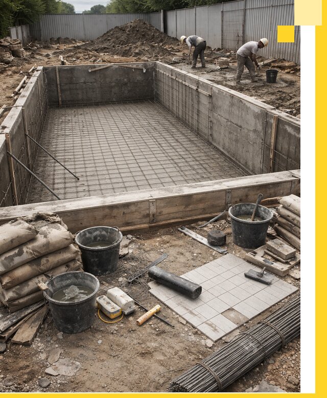 Строительство бассейнов под ключ в Арзамасе, дизайн и монтаж