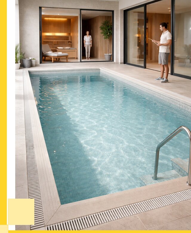 Отделка бассейна пленкой ПВХ в Арзамасе от 3801 р. - ЭриданРзм