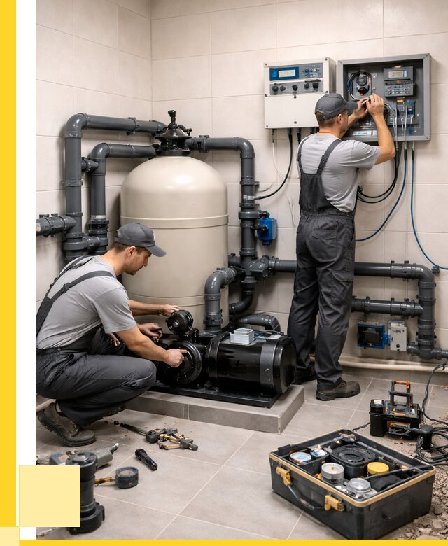 Монтаж оборудования для бассейнов в Арзамасе от 43444 р. | ЭриданРзм