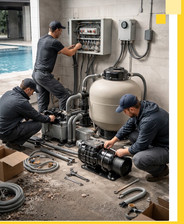 Профессиональный монтаж оборудования для бассейнов в Арзамасе