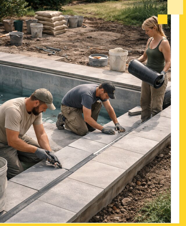 Строительство и монтаж уличных бассейнов под ключ в Арзамасе