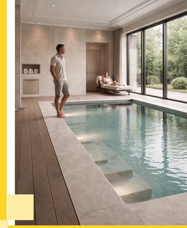 Бассейны в коттедже под ключ в Арзамасе от 1303320 р. | ЭриданРзм