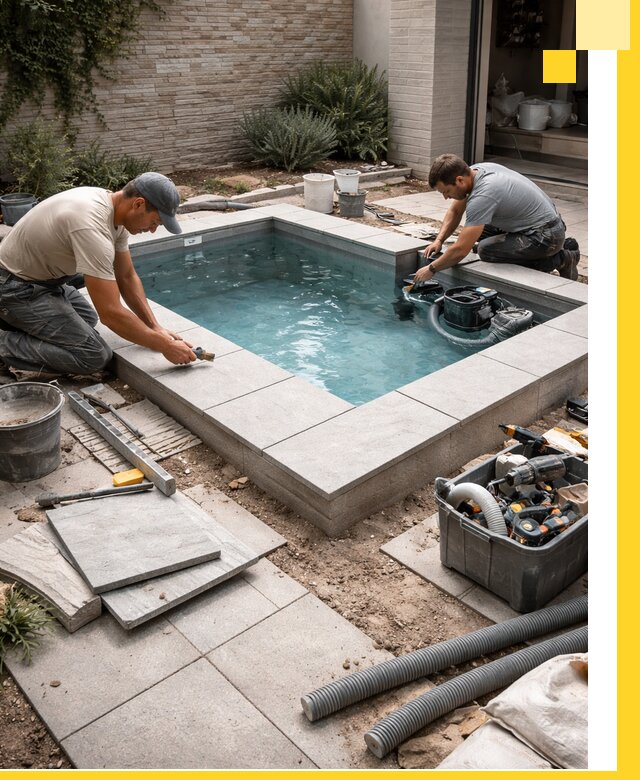 Мини бассейны под ключ в Арзамасе, дизайн и установка