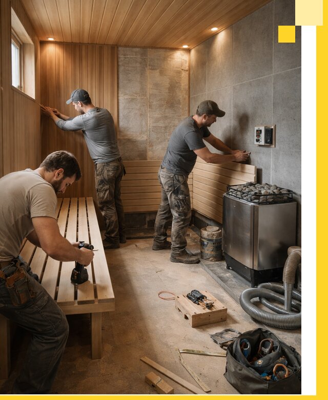 Сауны под ключ в Арзамасе, проектирование, строительство, отделка