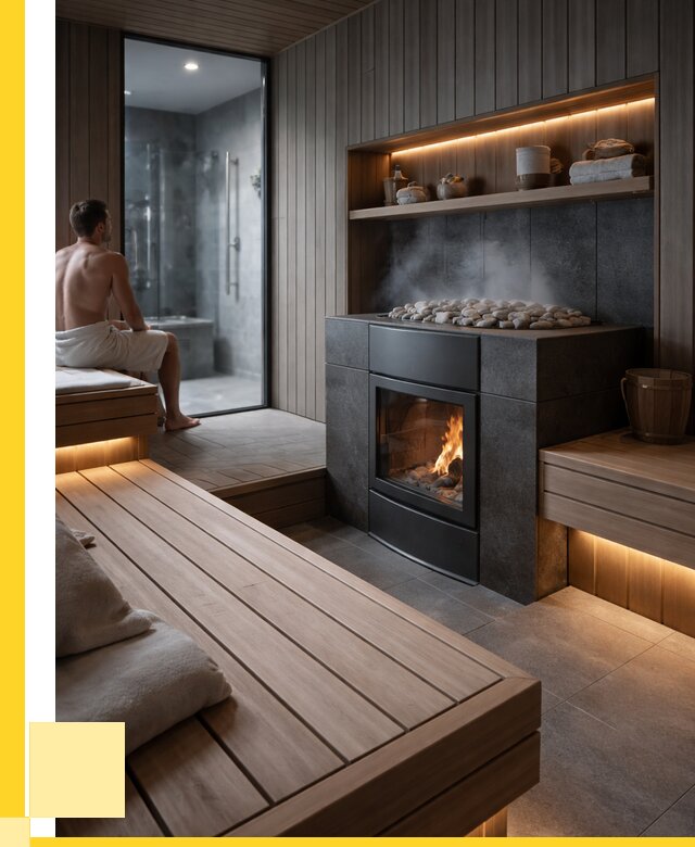 Проект сауны в частном доме в Арзамасе от 38014 р. | ЭриданРзм