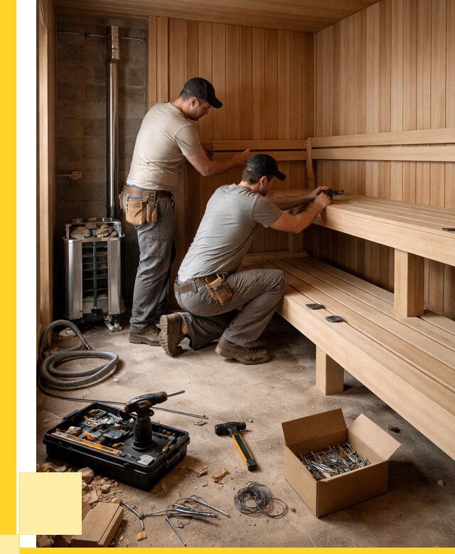 Монтаж саун под ключ в Арзамасе от 130332 р. | ЭриданРзм