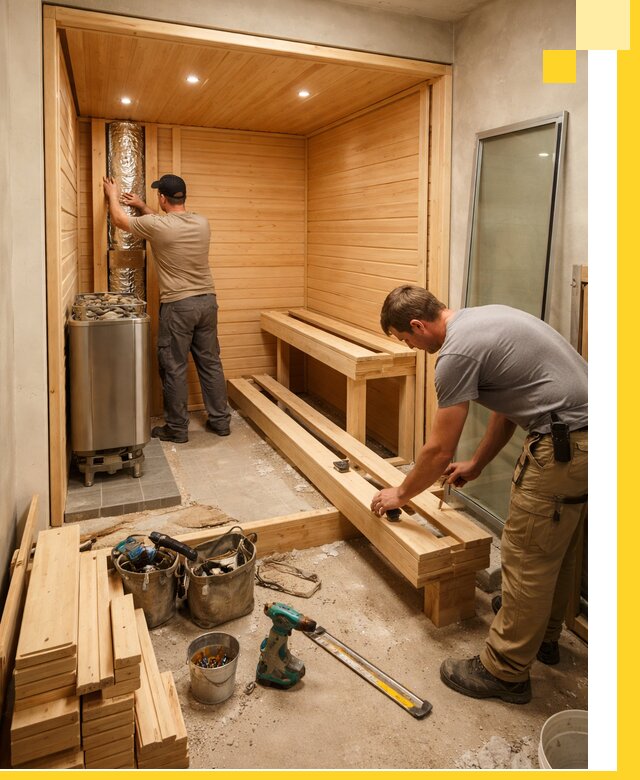 Проектирование и установка домашних саун под ключ в Арзамасе