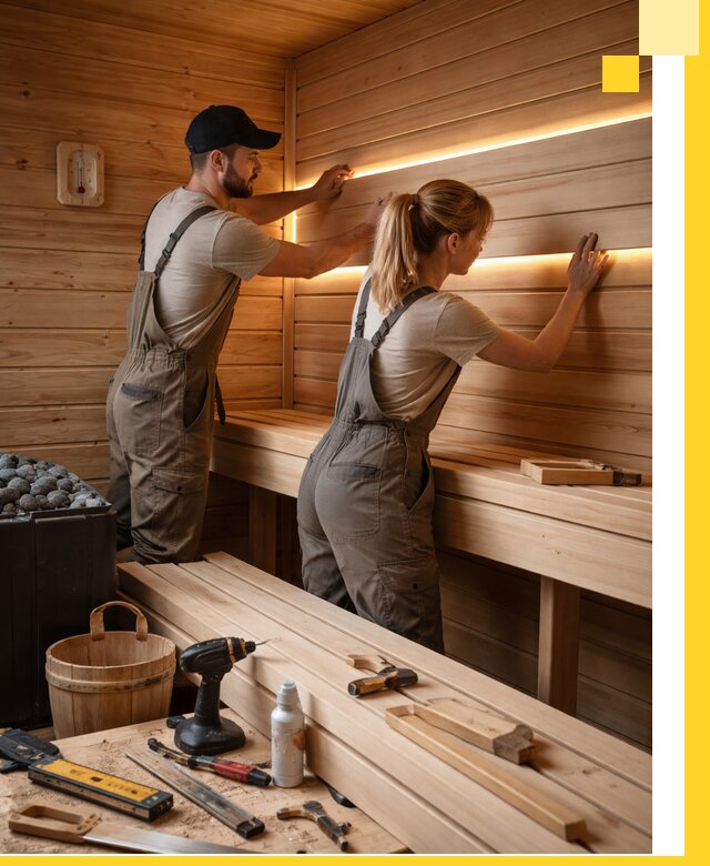 Дизайн саун и бань под ключ с индивидуальным проектом в Арзамасе