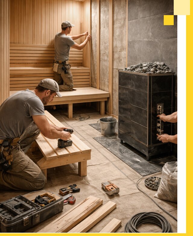 Дизайн и строительство интерьерных саун под ключ в Арзамасе