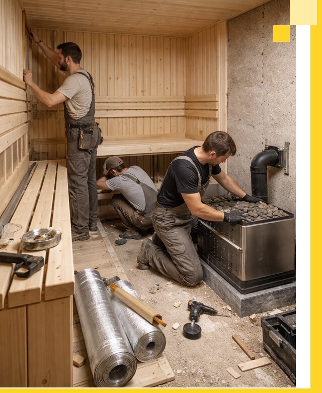 Индивидуальные сауны на заказ в Арзамасе под ключ, проект и монтаж