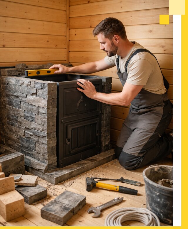 Производство и установка печей для саун под ключ в Арзамасе