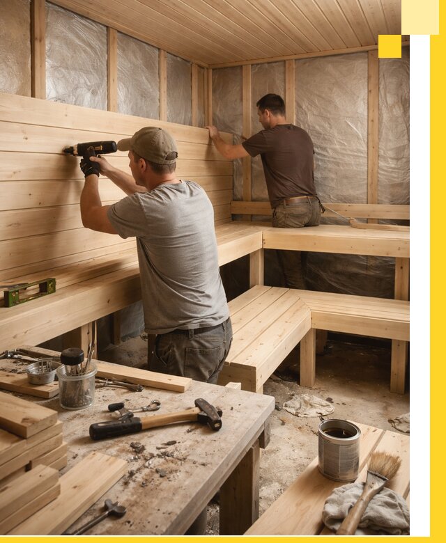 Профессиональная отделка бань и саун под ключ в Арзамасе