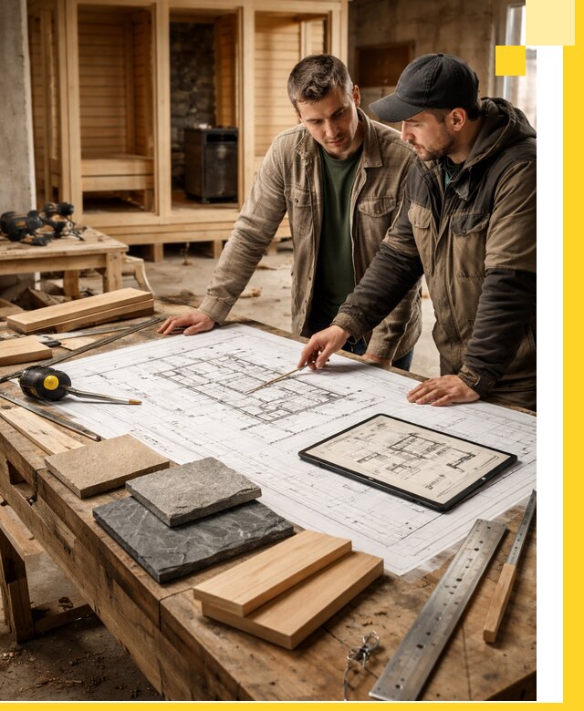 Проекты бань под ключ и планы строительства в Арзамасе