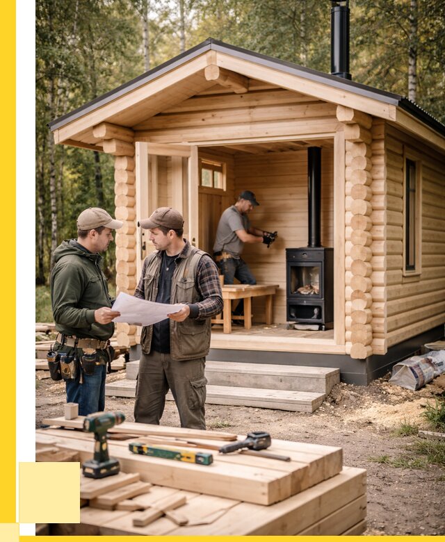 Монтаж бань под ключ в Арзамасе — от 217220 р. | ЭриданРзм