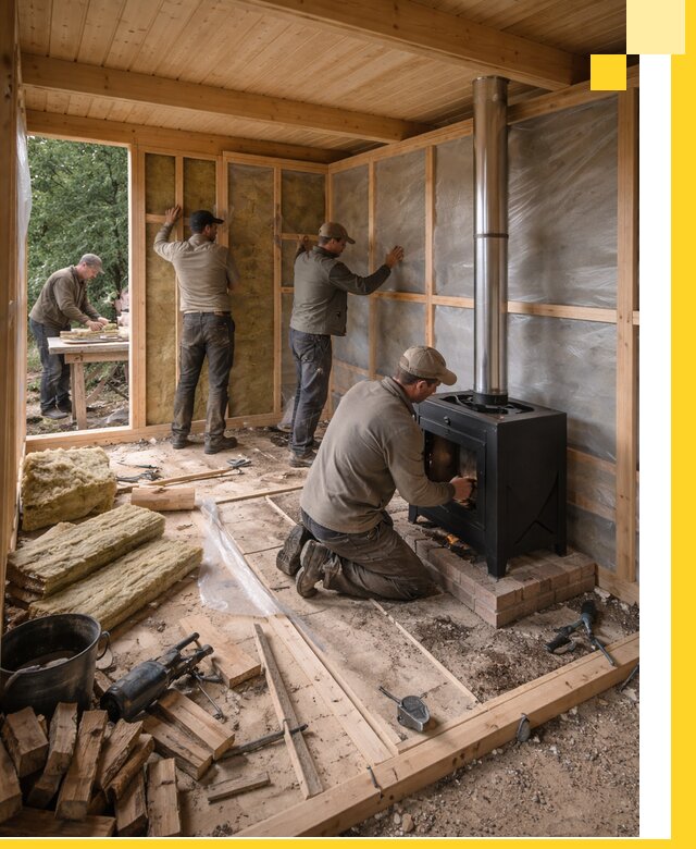 Профессиональный монтаж бань под ключ в Арзамасе для дома