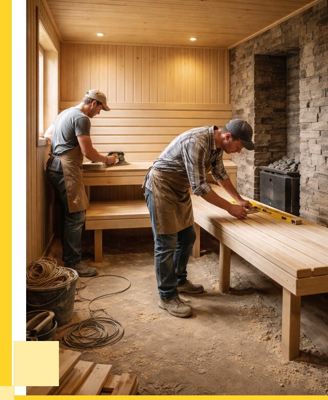 Отделка бани в Арзамасе: внутренняя отделка от 3258 р. | ЭриданРзм