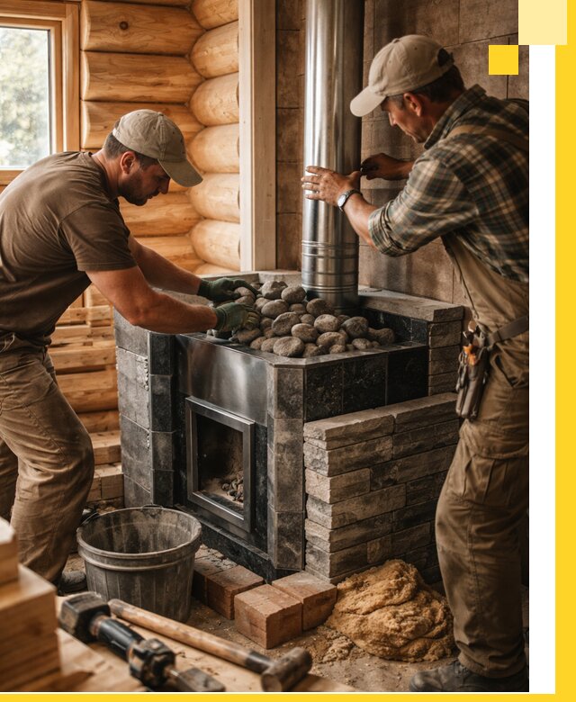 Строительство и отделка русских бань под ключ в Арзамасе