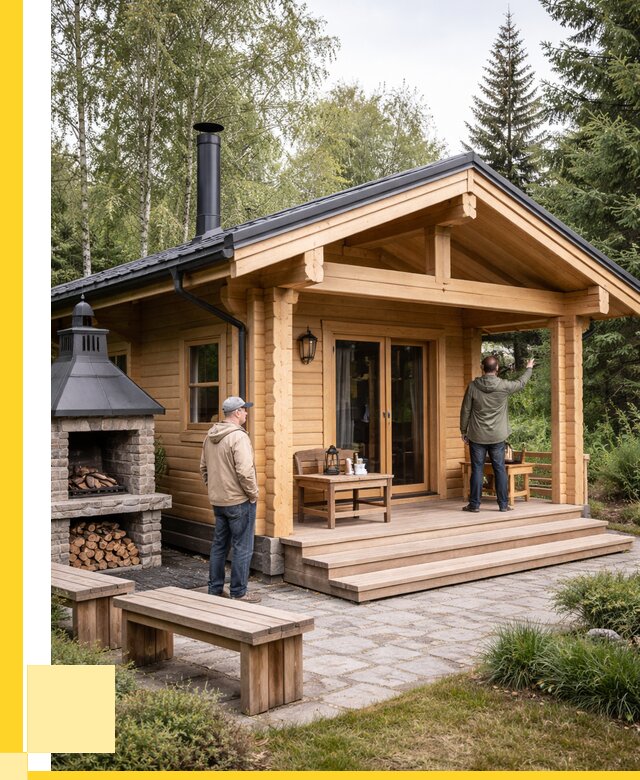 Деревянные бани под ключ в Арзамасе от 488745 р. | ЭриданРзм