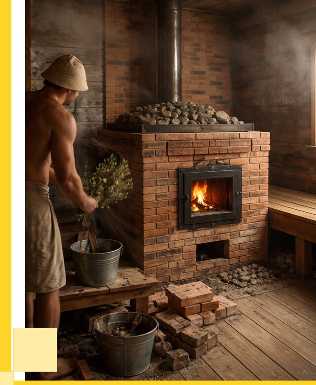 Кирпичные банные печи в Арзамасе от 97749 р. | ЭриданРзм