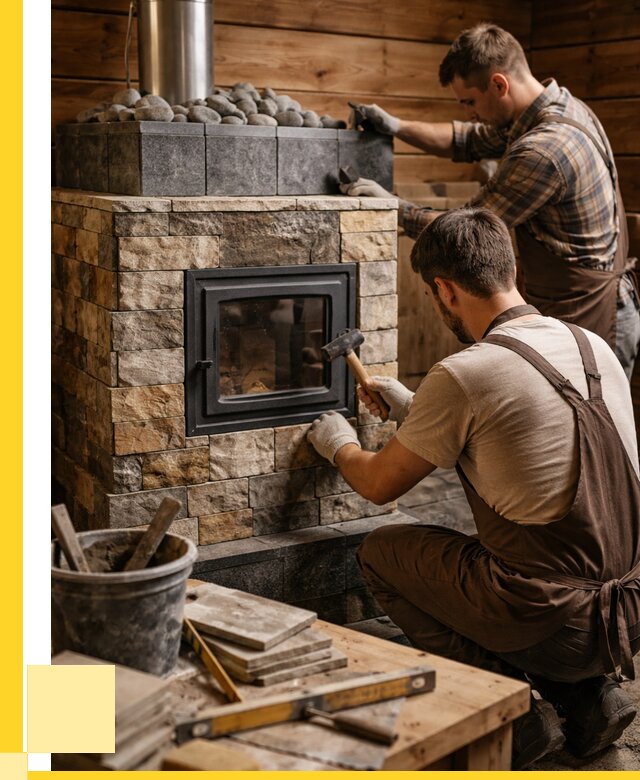 Облицовка банной печи в Арзамасе от 16292 р. | ЭриданРзм