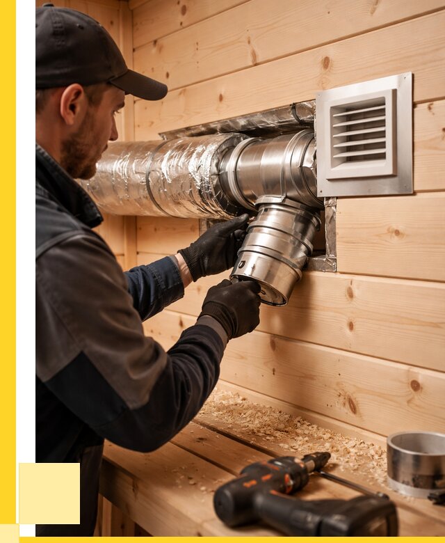 Монтаж вентиляции бани в Арзамасе от 13033 р. | ЭриданРзм