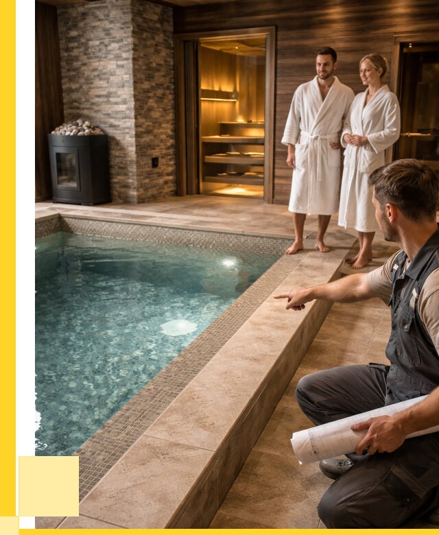 Проект бани с бассейном под ключ в Арзамасе от 70597 р. | ЭриданРзм