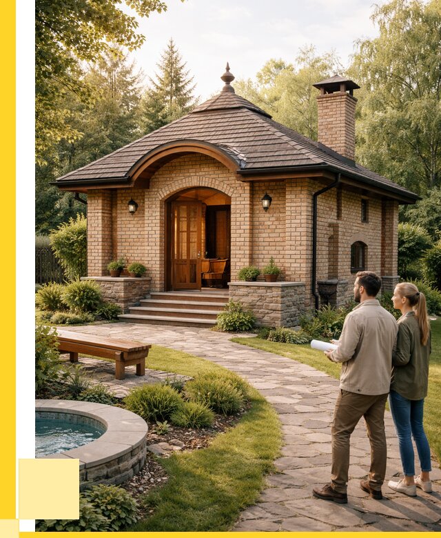 Проект кирпичной бани в Арзамасе от 32583 р. | ЭриданРзм