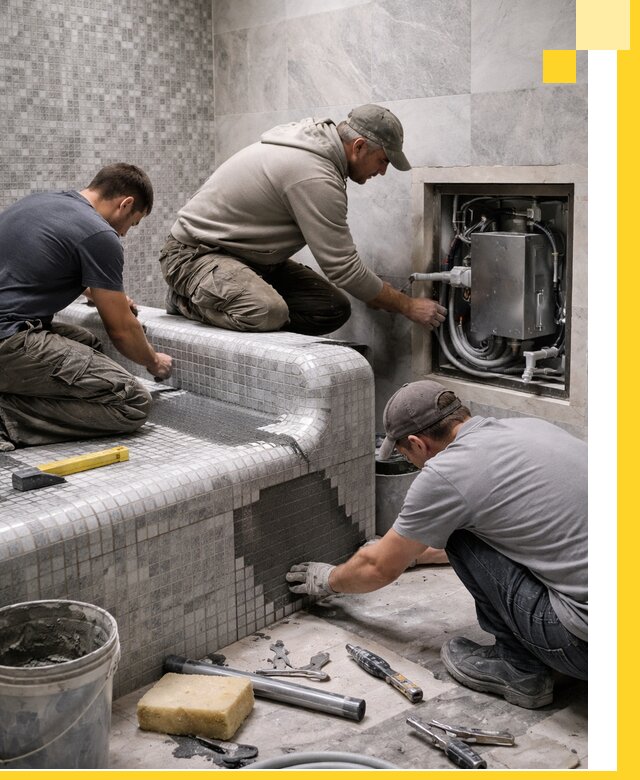 Проекты хамамов под ключ в Арзамасе и дизайн и строительство