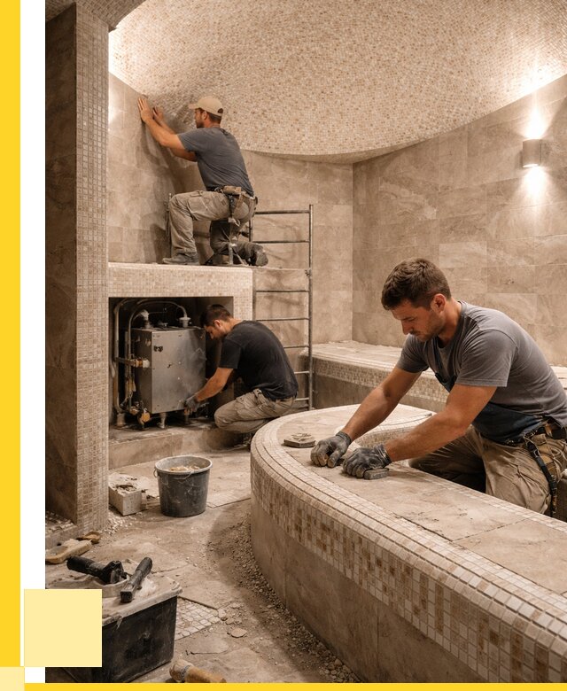 Монтаж хамамов под ключ в Арзамасе от 271525 р. ЭриданРзм