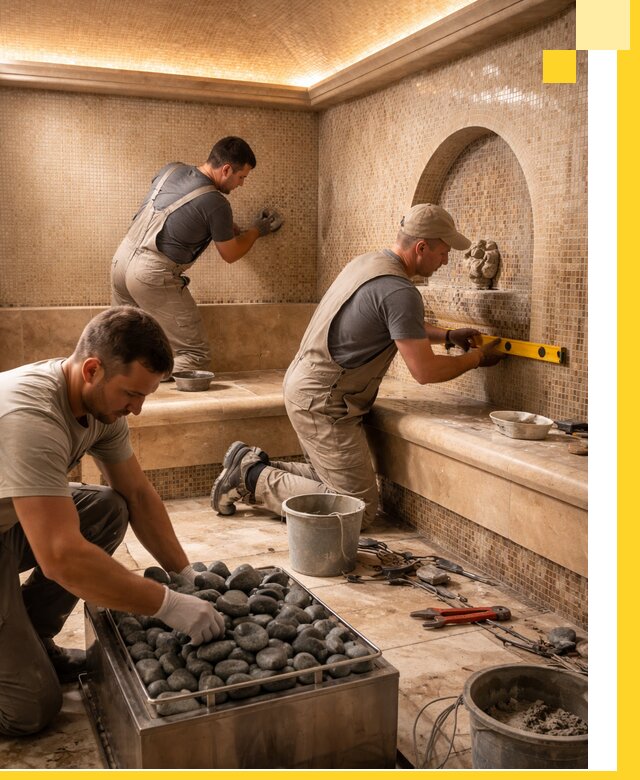 Проектирование и строительство хамама и сауны в Арзамасе