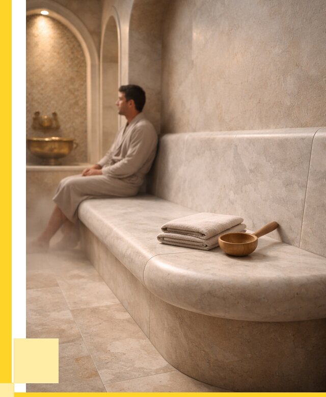 Сиденья для хамама в Арзамасе под ключ от 13033 р. | ЭриданРзм