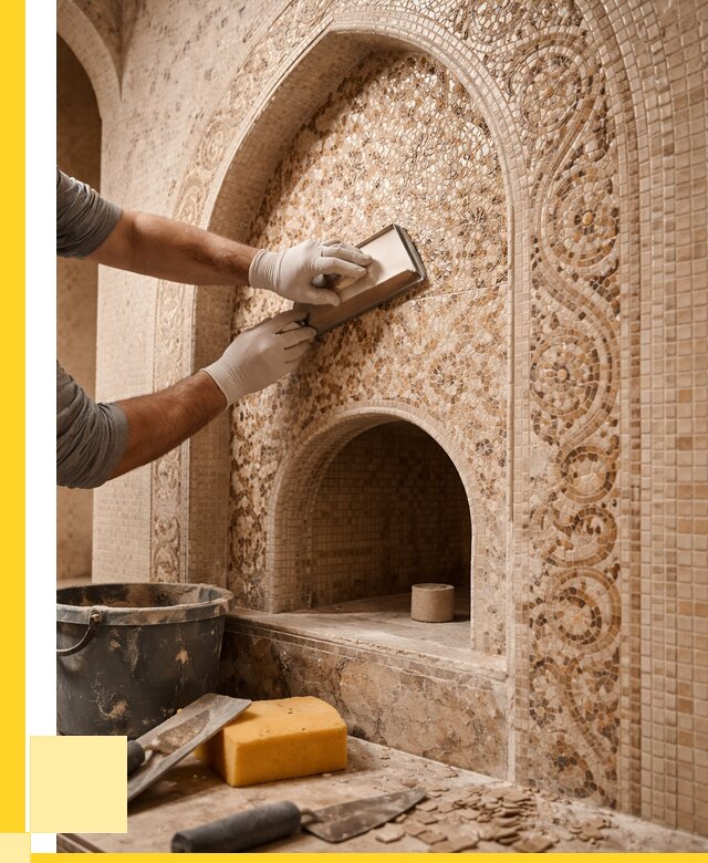 Мозаика для хамама в Арзамасе под ключ от 5431 р. | ЭриданРзм