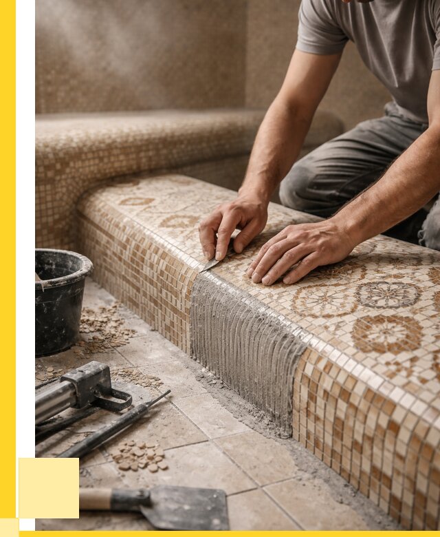 Плитка для хамама под ключ в Арзамасе от 3801 р. | ЭриданРзм